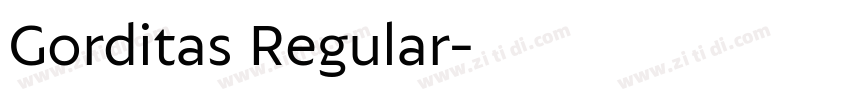 Gorditas Regular字体转换